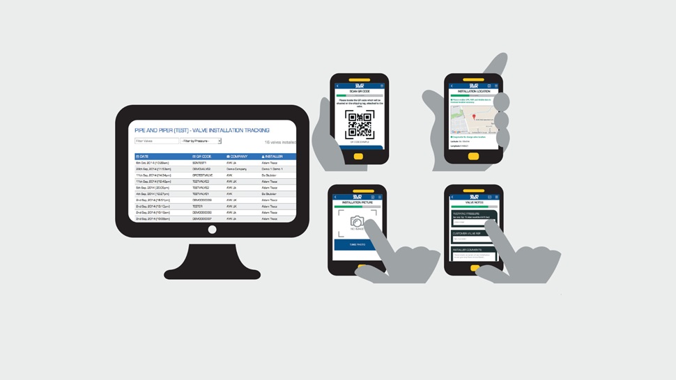 AVIT illustrations showing the app step by step